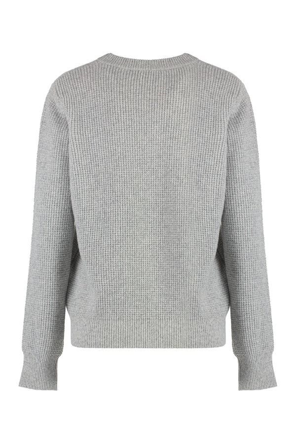 Crew-neck wool sweater-1